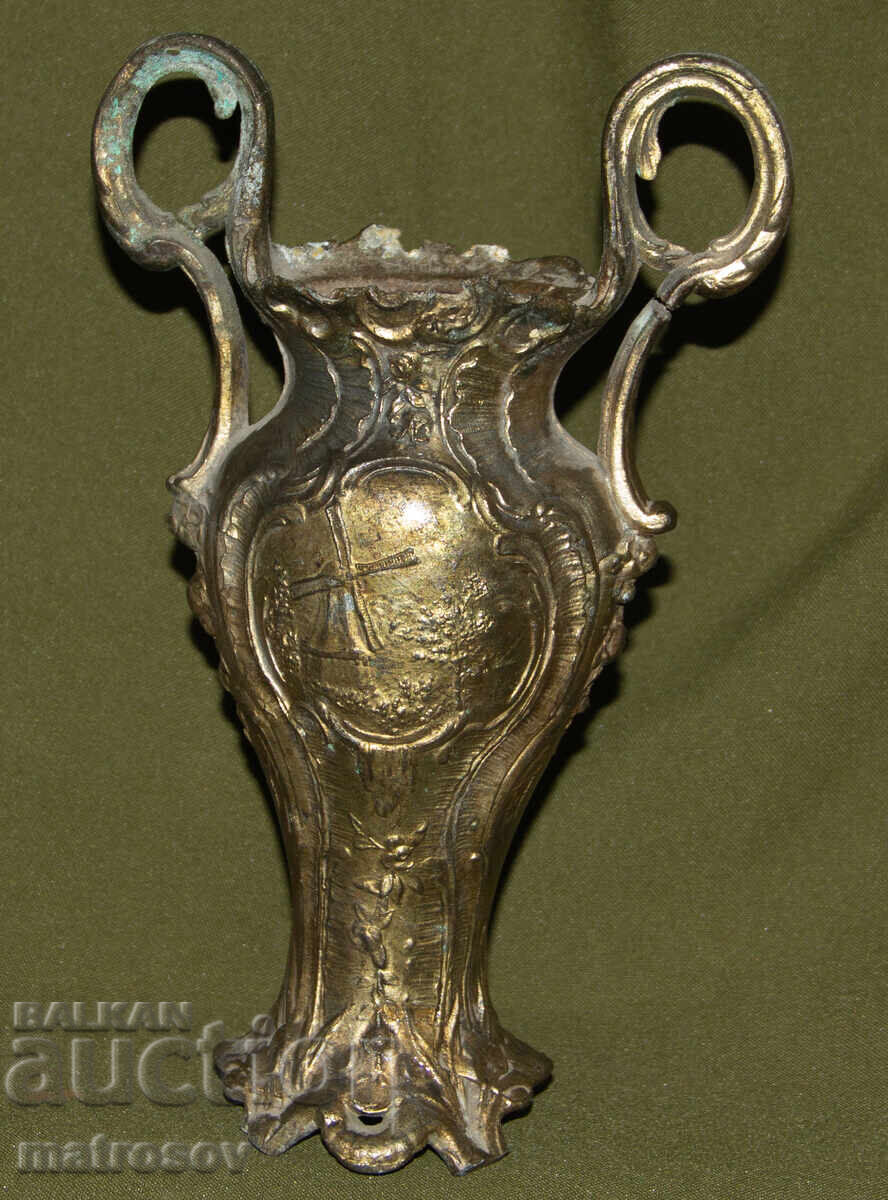 Brass decorative vase with price 150.00 BGN | € 76.69
