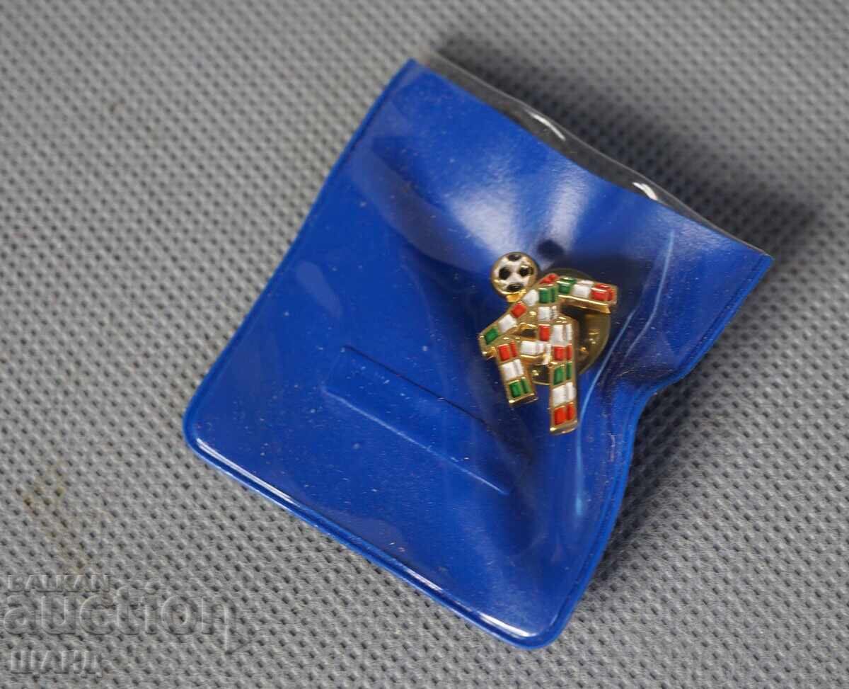 1990 World Cup Italy Badge Mascot Bertoni