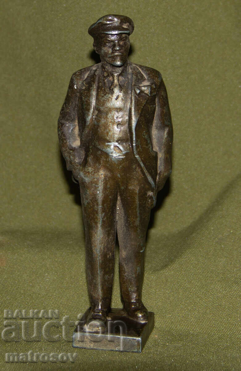 Μεταλλική φιγούρα γλυπτό Ρωσία ΕΣΣΔ Βλαντιμίρ Ιλιτς Λένιν με τιμή 220.00 BGN | € 112.48