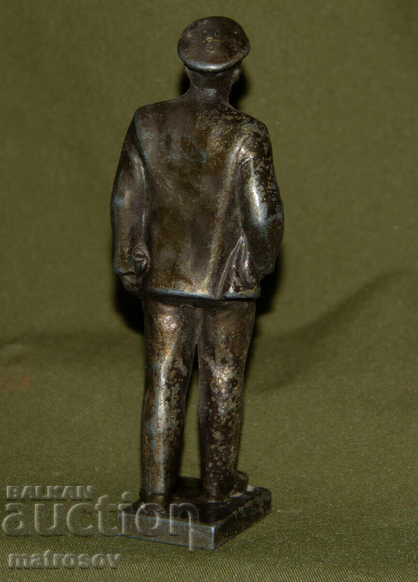 Μεταλλική φιγούρα γλυπτό Ρωσία ΕΣΣΔ Βλαντιμίρ Ιλιτς Λένιν - 5