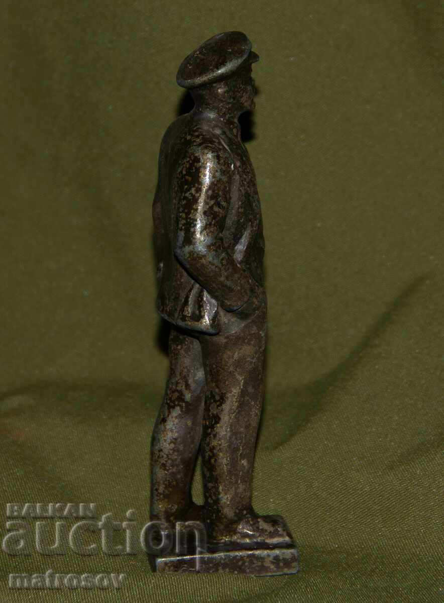 Μεταλλική φιγούρα γλυπτό Ρωσία ΕΣΣΔ Βλαντιμίρ Ιλιτς Λένιν - 6