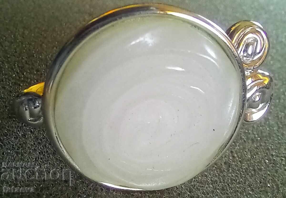 Inel masiv din argint - 5