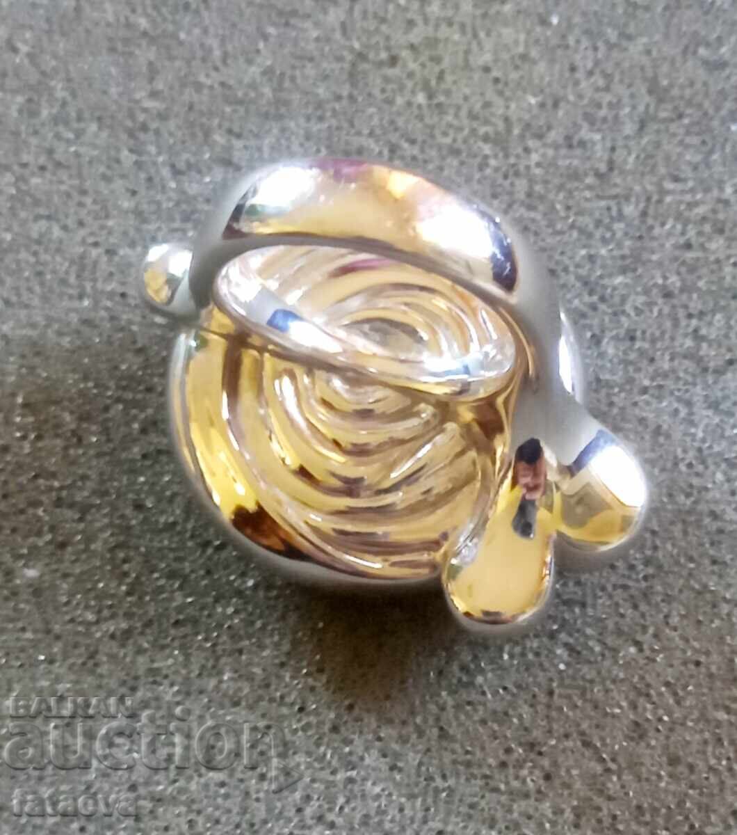 Inel masiv din argint - 7