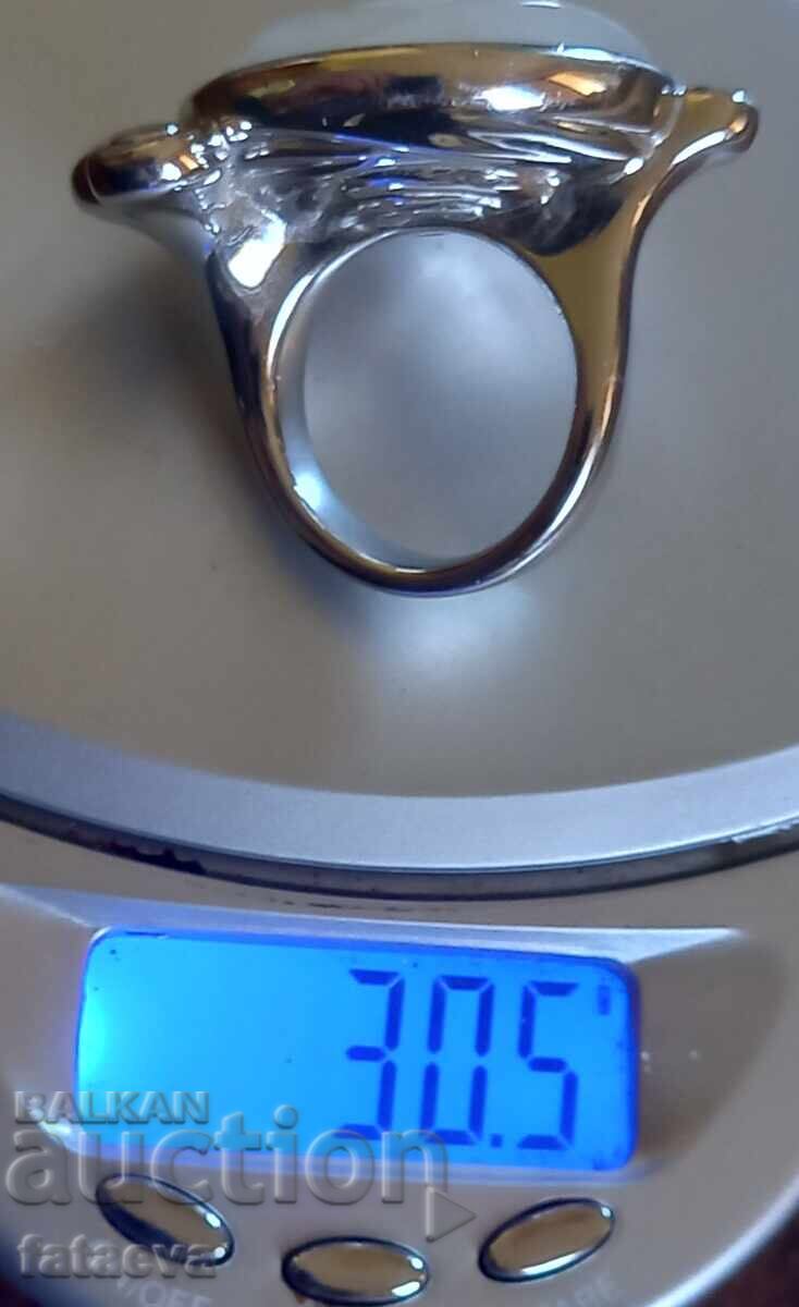 Inel masiv din argint