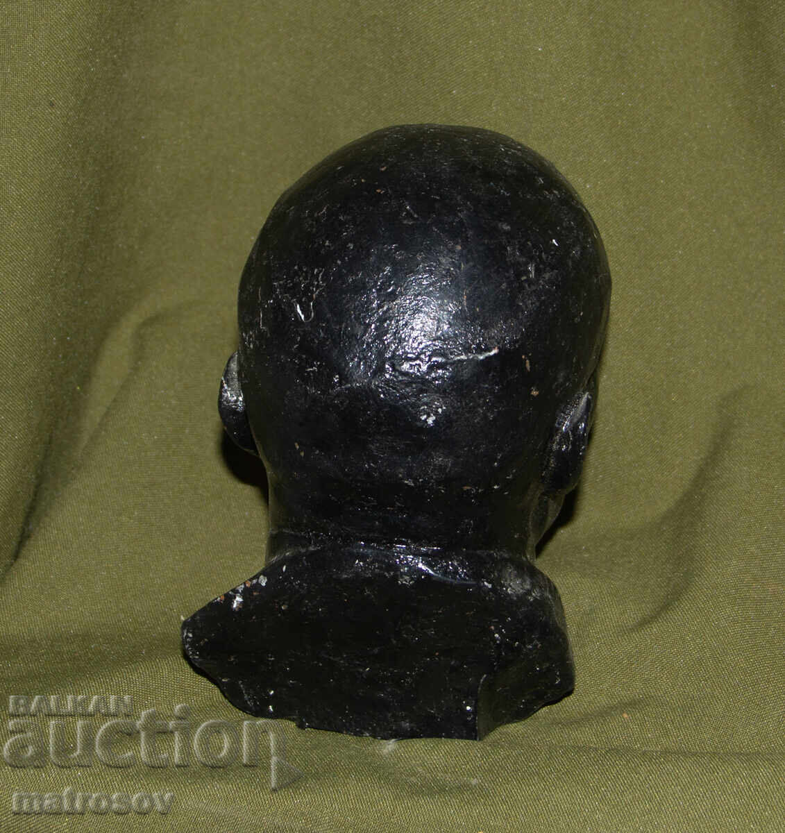 Solid metal bust Russia USSR Vladimir Ilyich Lenin - 5