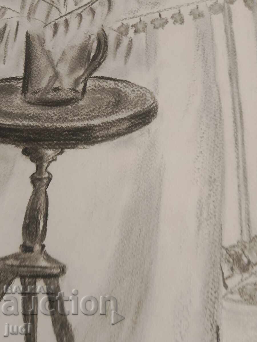 Charcoal painting with price 30.00 BGN | € 15.34