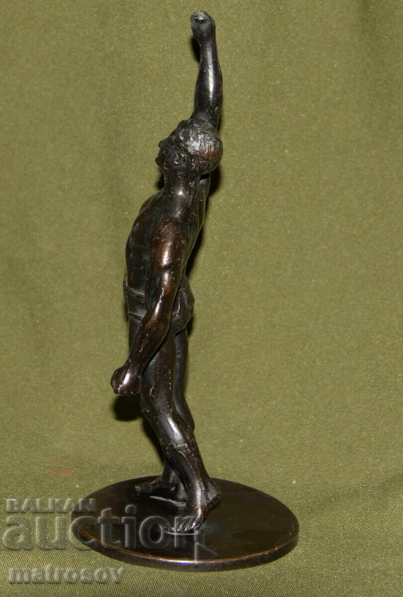 Μεταλλική φιγούρα γλυπτό αθλητή, πρωτότυπο - 5