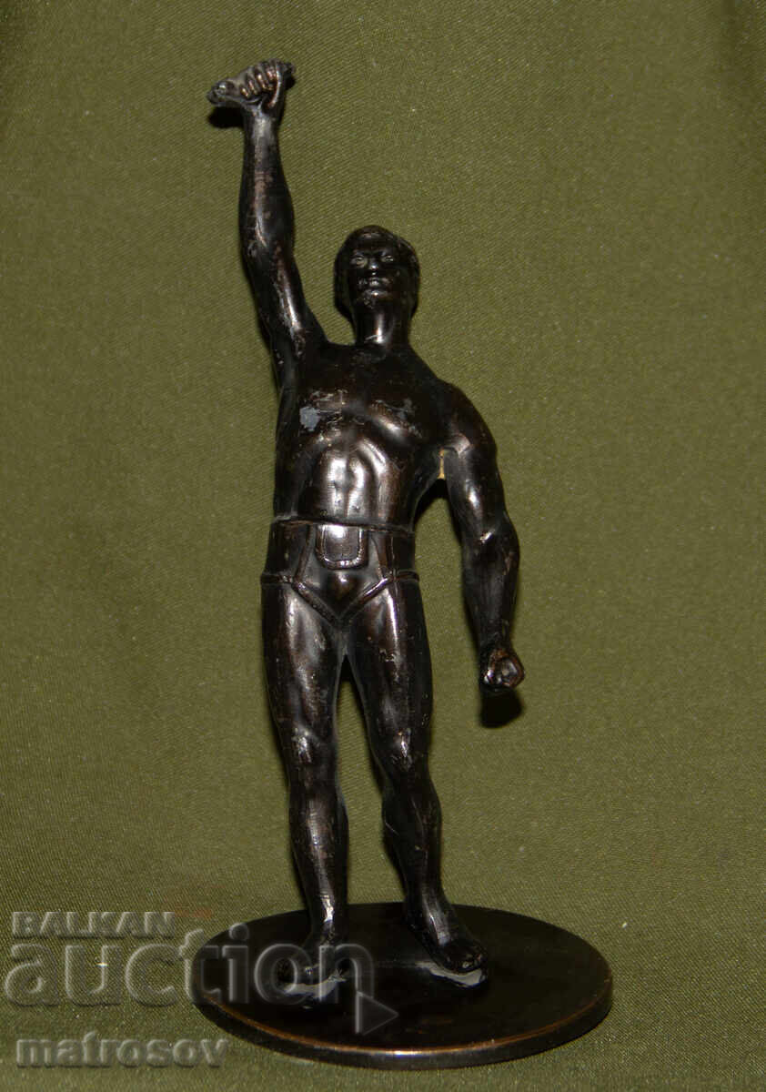 Μεταλλική φιγούρα γλυπτό αθλητή, πρωτότυπο