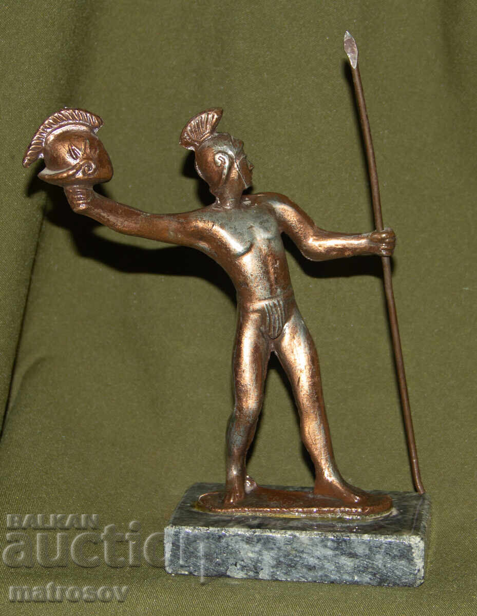 Metal decorative figure Greek mythology warrior with price 180.00 BGN | € 92.03