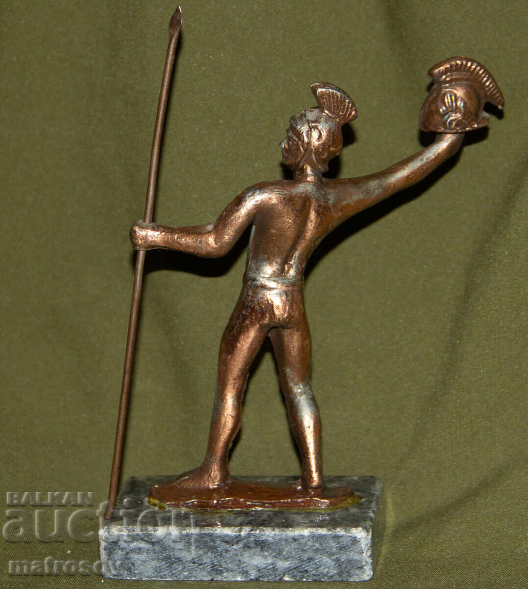 Metal decorative figure Greek mythology warrior - 5