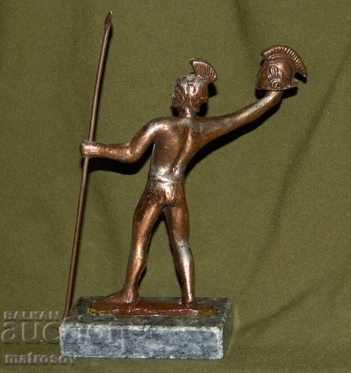 Metal decorative figure Greek mythology warrior - 6