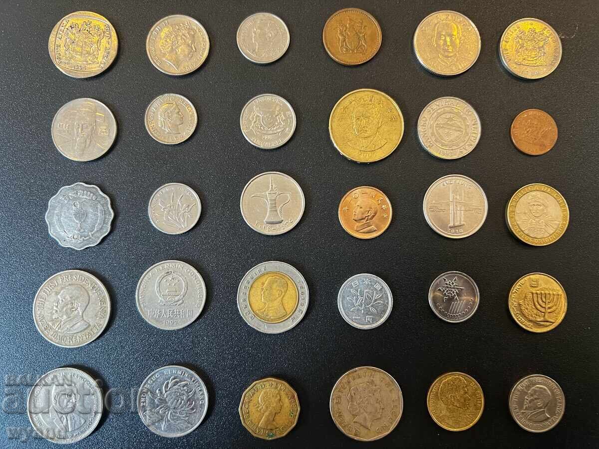 Lot of exotic coins (30 pcs) with price € 16.87 | 32.99 BGN