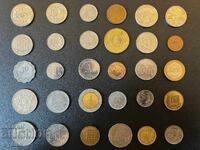 Lot de monede exotice (30 buc)