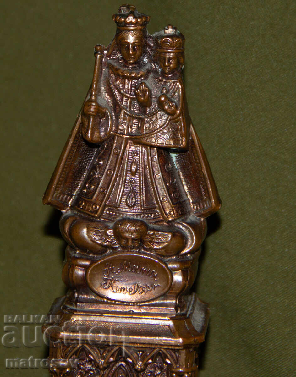 Аукцион Метална декоративна фигура Богородица от Кевелар