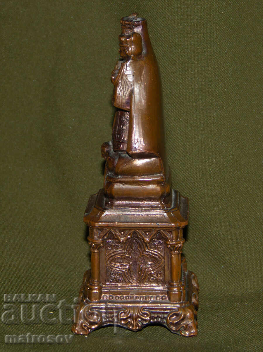 Метална декоративна фигура Богородица от Кевелар - 5