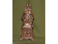 Metal decorative figure of Our Lady of Kevelaer