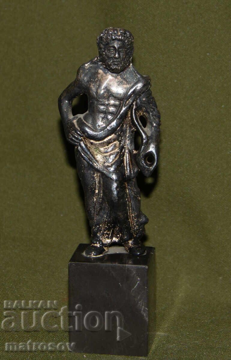 Figurină decorativă metalică mitologie greacă Asclepius