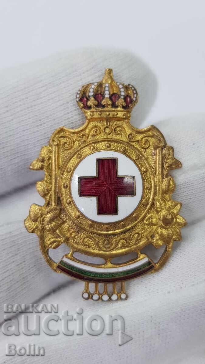 Bulgarian Royal Insignia, Red Cross Badge - Tsar Boris III Bulgarian Royal Insignia, Red Cross Badge - Tsar Boris III