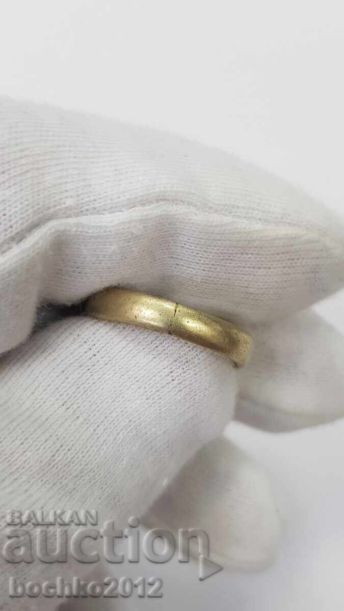 Σπάνιο βουλγαρικό αναγεννησιακό δαχτυλίδι με κορώνα - τέλη του 19ου αιώνα - 5