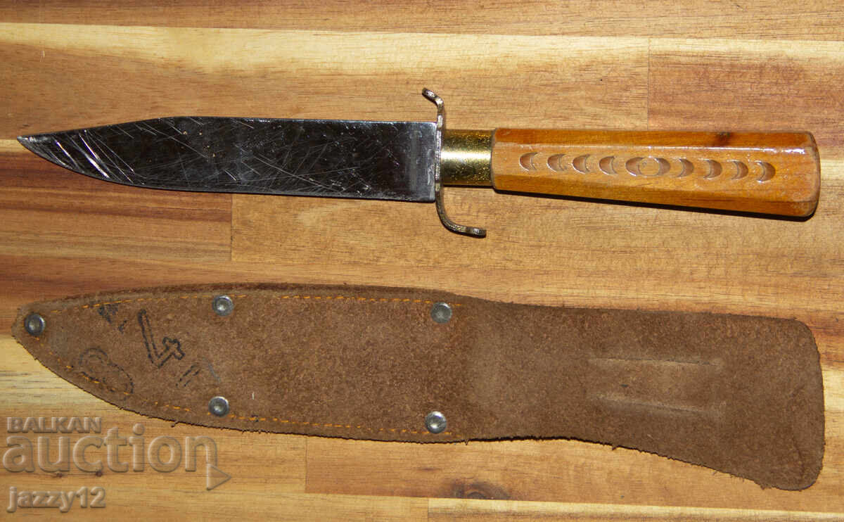 Μαχαίρι κυνηγιού με ξύλινη λαβή - 6