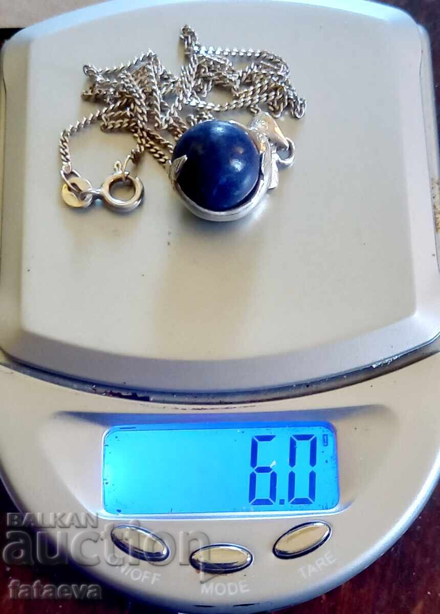 ARGINT 925, pandantiv cu piatră rotitoare ARGINT 925, pandantiv cu piatră rotitoare