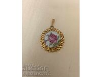 Medalion vintage Trandafirul URSS