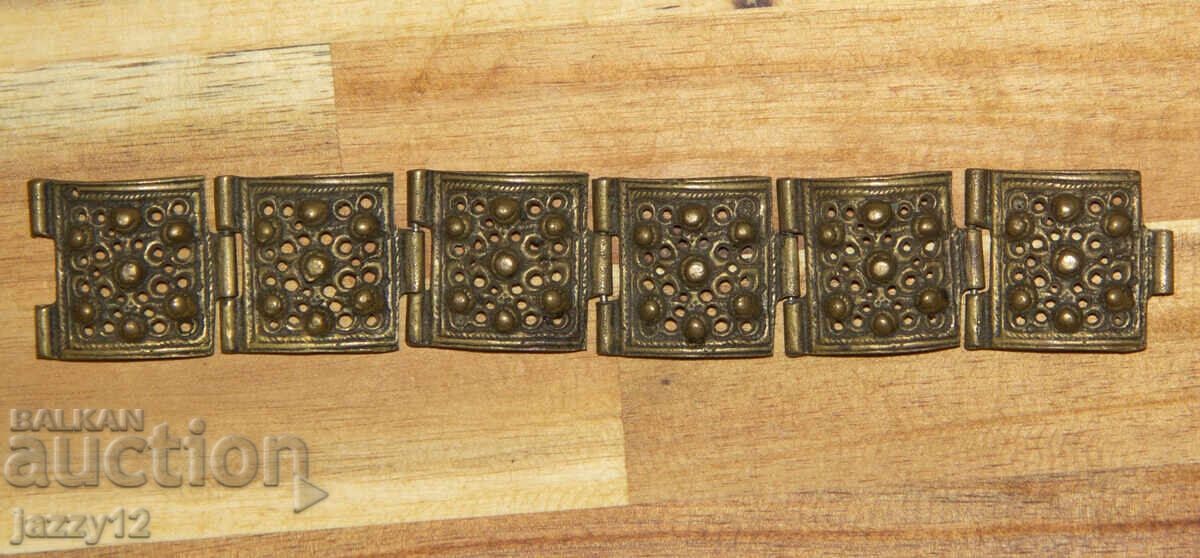 Delivery of Old traditional bronze bracelet