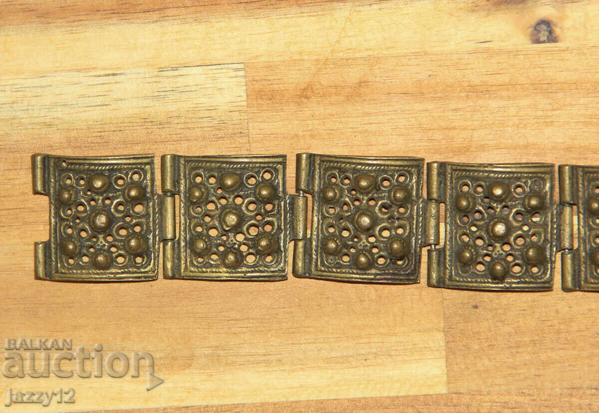 Old traditional bronze bracelet - 5