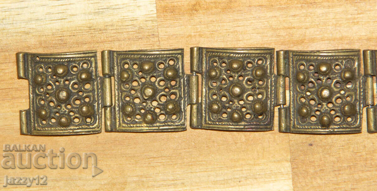 Old traditional bronze bracelet - 6
