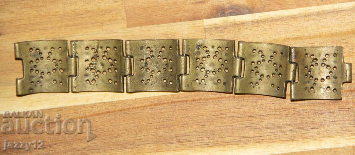 Old traditional bronze bracelet - 7