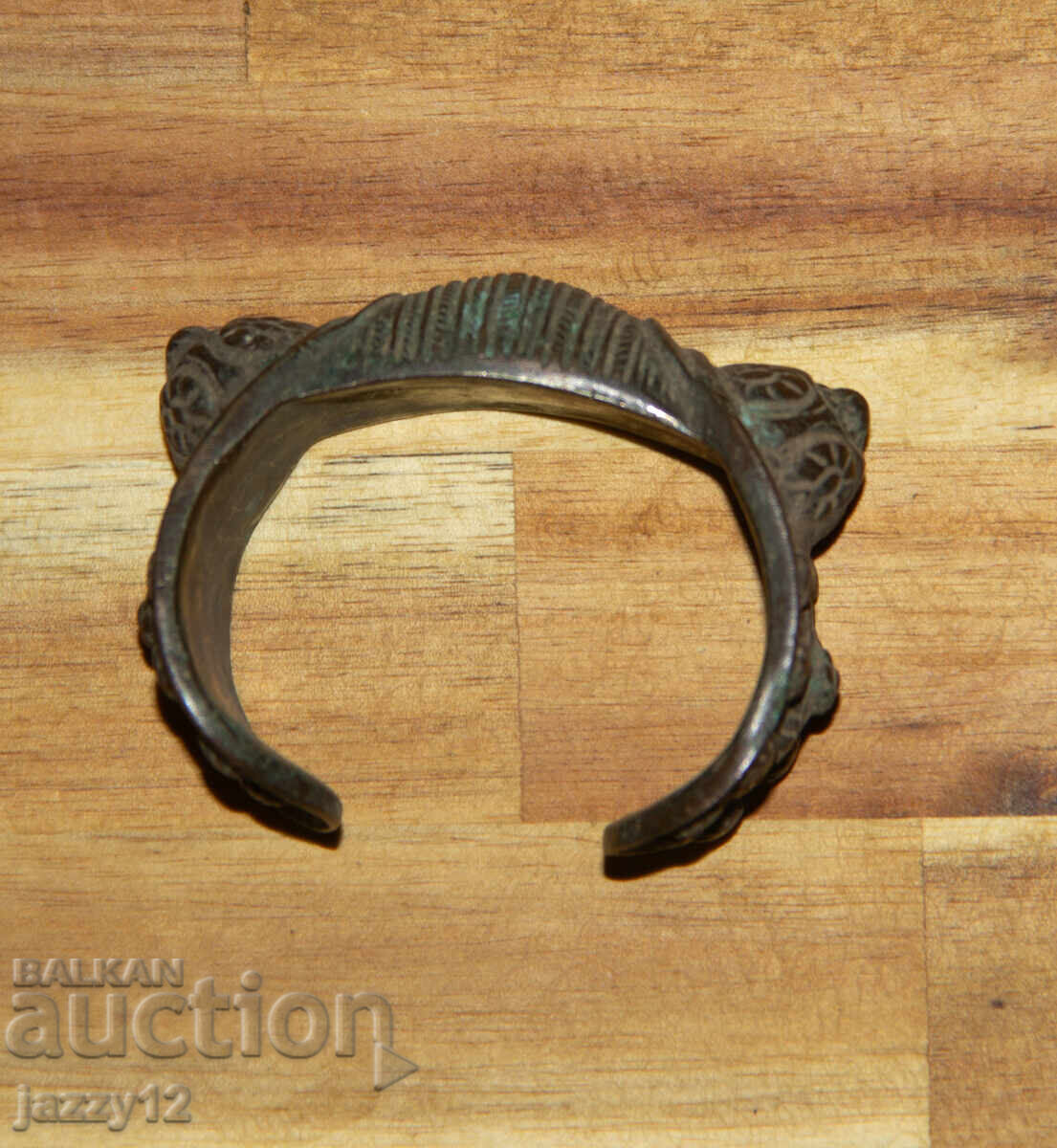 Old bronze slingshot bracelet
