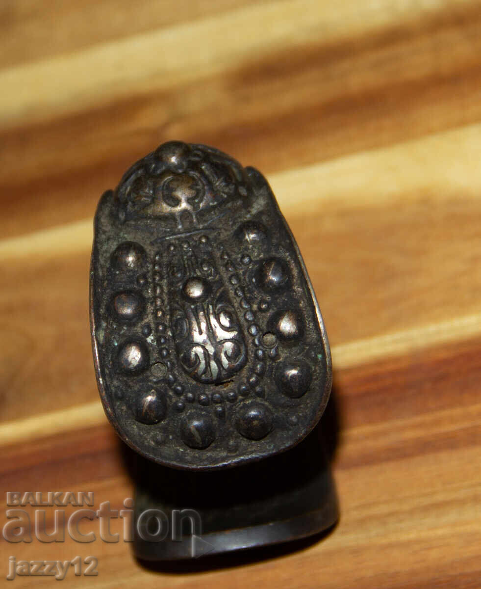 Παλιά μπρούτζινη βραχιόλι σφεντόνα - 6