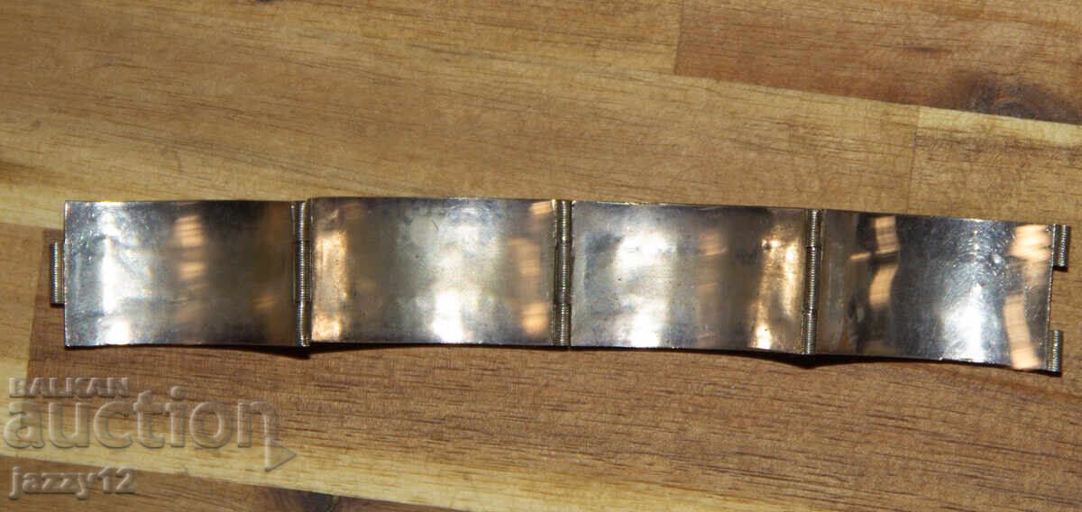 Old silver bracelet enamel filigree - 6