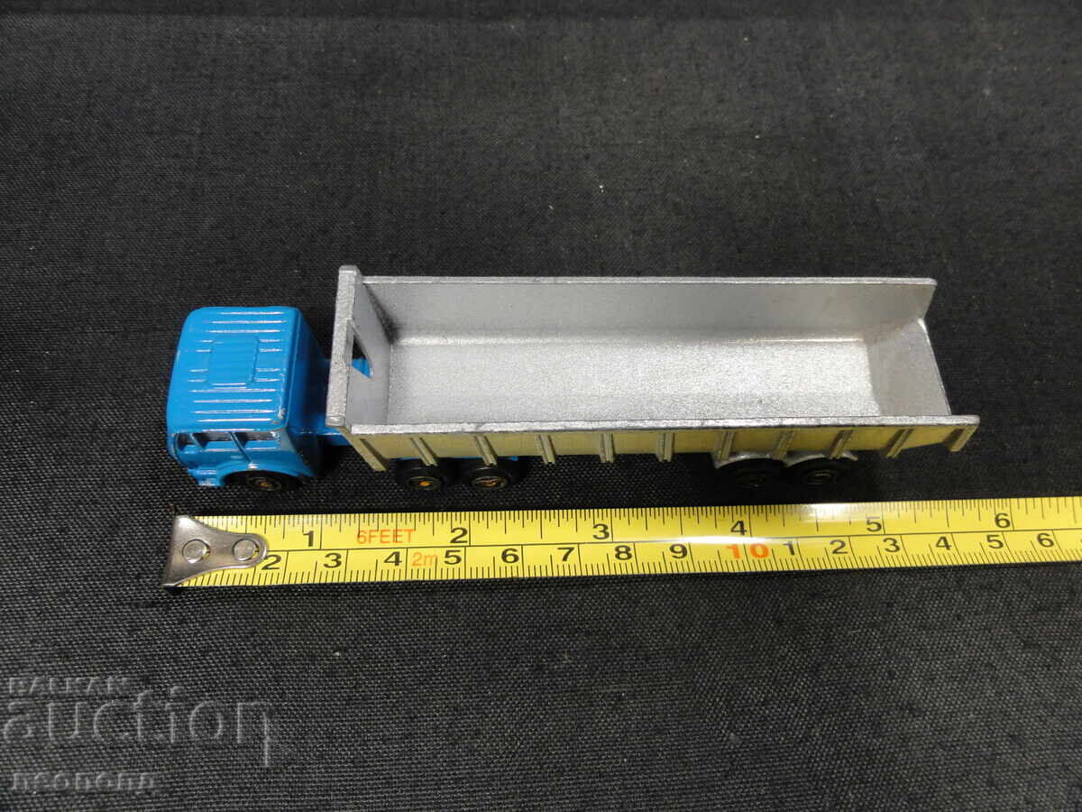 OLD RETRO METAL TOY TRUCK MAJORETTE FRANCE MERCEDES - 7