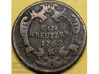 Austria 1 Kreuzer 1761 K - Kremnitz 10.34g 22mm Maria Theresia