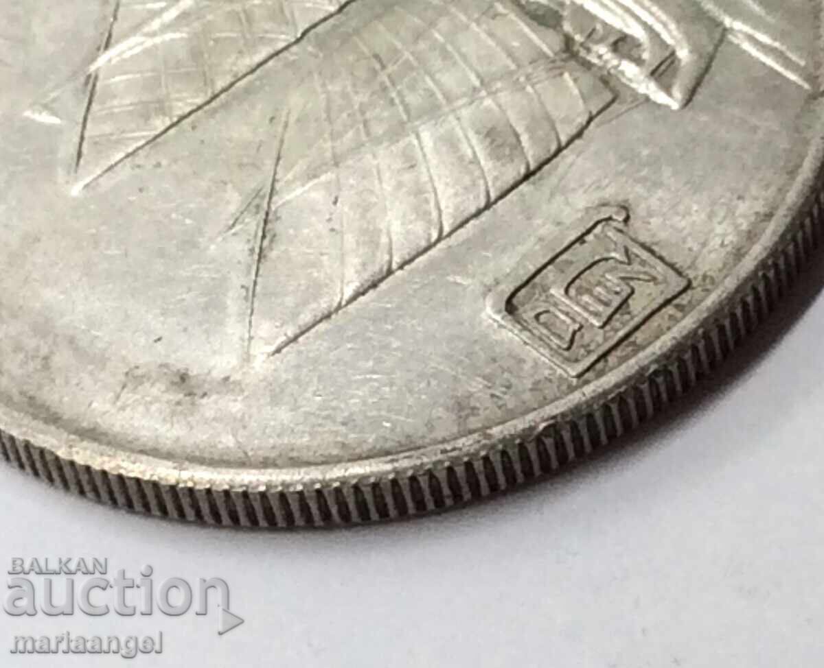 Δημοπρασία Κίνα 1 δολάριο 1934 Sun Yat Sen νομισματοκοπείο - Σανγκάη 26,75g Ag