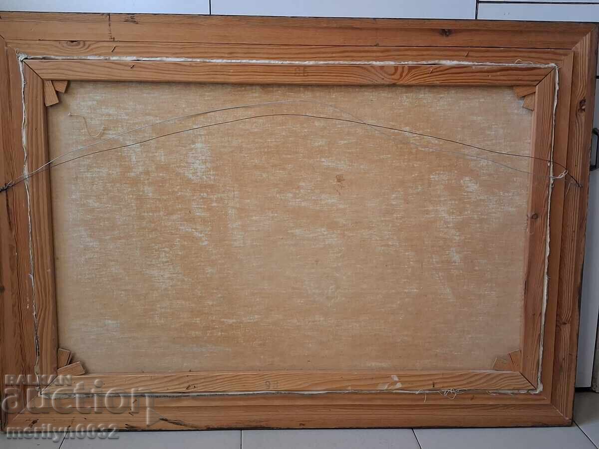 Παράδοση Πίνακας ζωγραφικής γκαλερί τοπίο σε καμβά λάδι 100/70 εκ