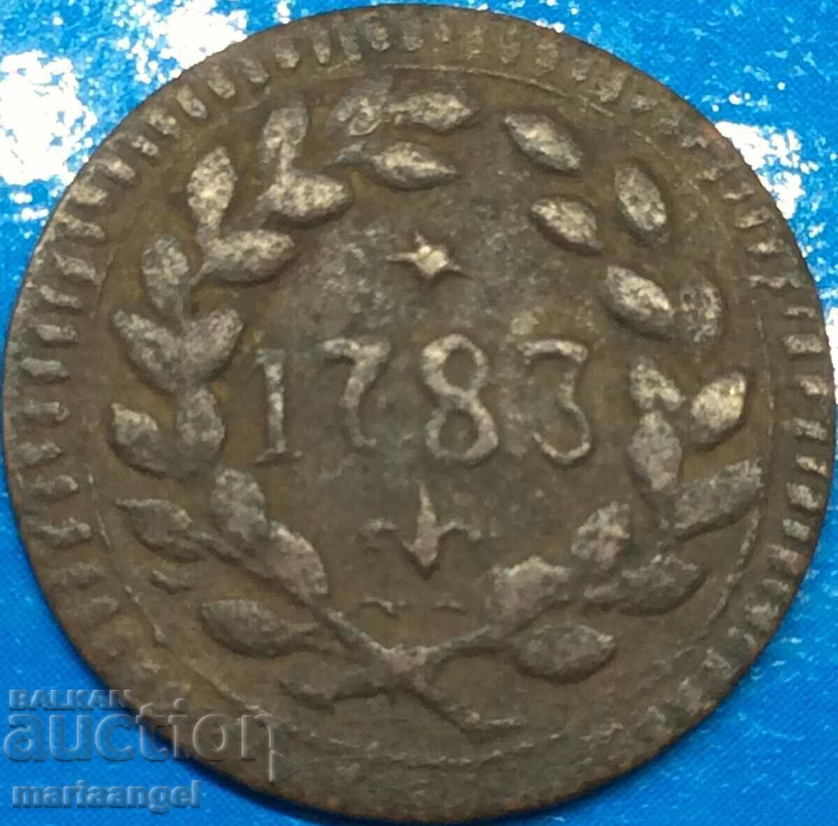 Auction Modena soldo 1783 Italy Ercole d,Este 1765-1802 copper Auction Modena soldo 1783 Italy Ercole d,Este 1765-1802 copper