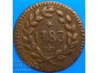 Modena soldo 1783 Ιταλία Ercole d,Este 1765-1802 χαλκός