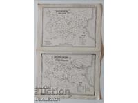 1923 Bulgarian Agricultural Bank Map of Branches and Agencies