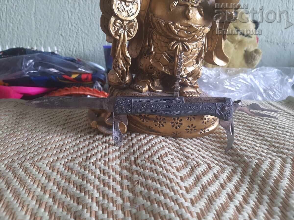 Old Russian Multifunctional Pocket Knife USSR Old Russian Multifunctional Pocket Knife USSR