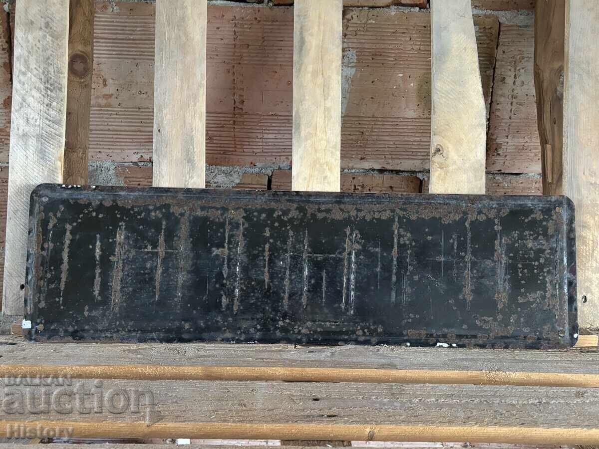 Auction Enamel plate Auction Enamel plate