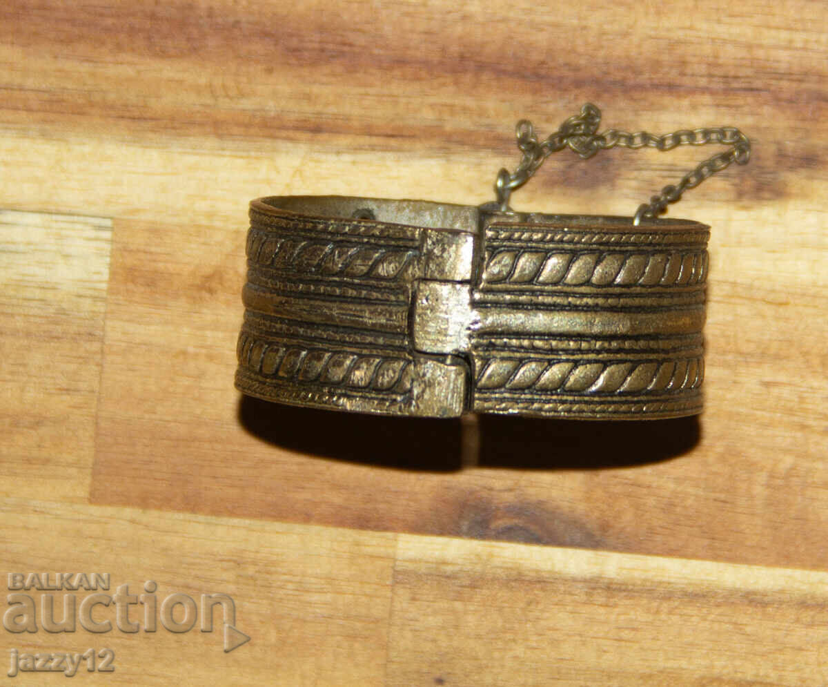 Παλιό ασημένιο παραδοσιακό βραχιόλι - 5