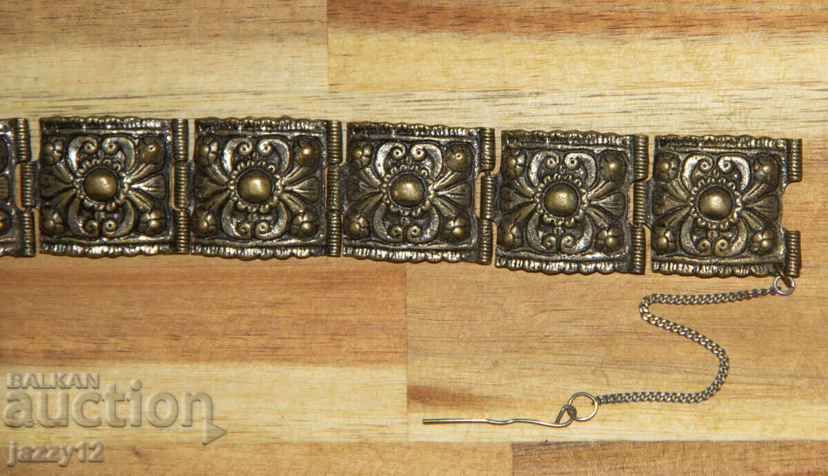 Old traditional silver bracelet - 5