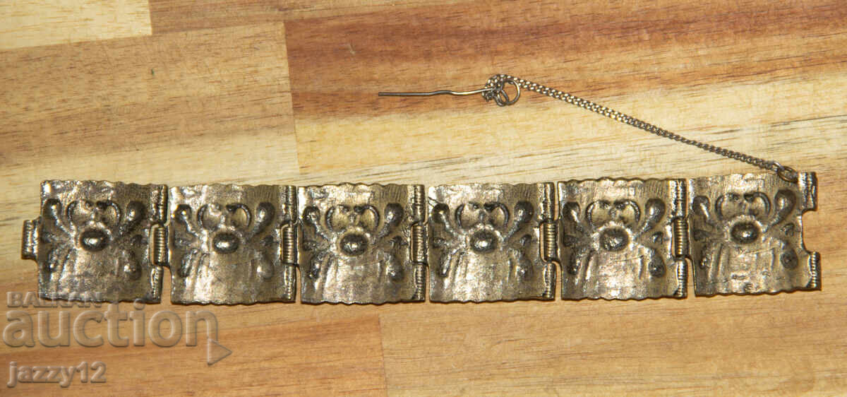 Old traditional silver bracelet - 6