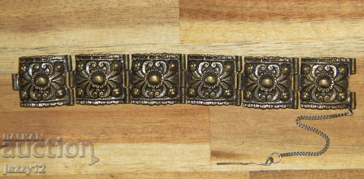 Old traditional silver bracelet