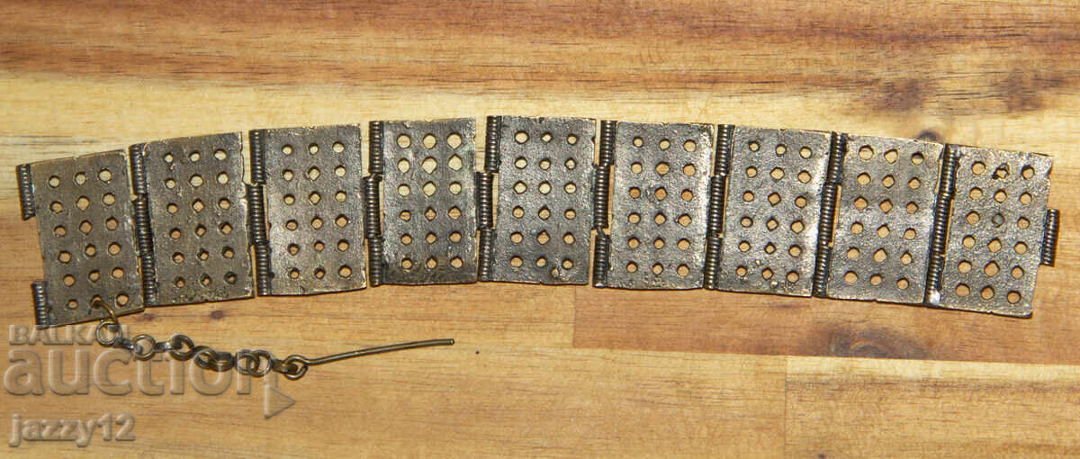 Old traditional bronze bracelet - 7