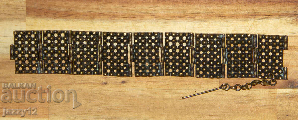 Old traditional bronze bracelet