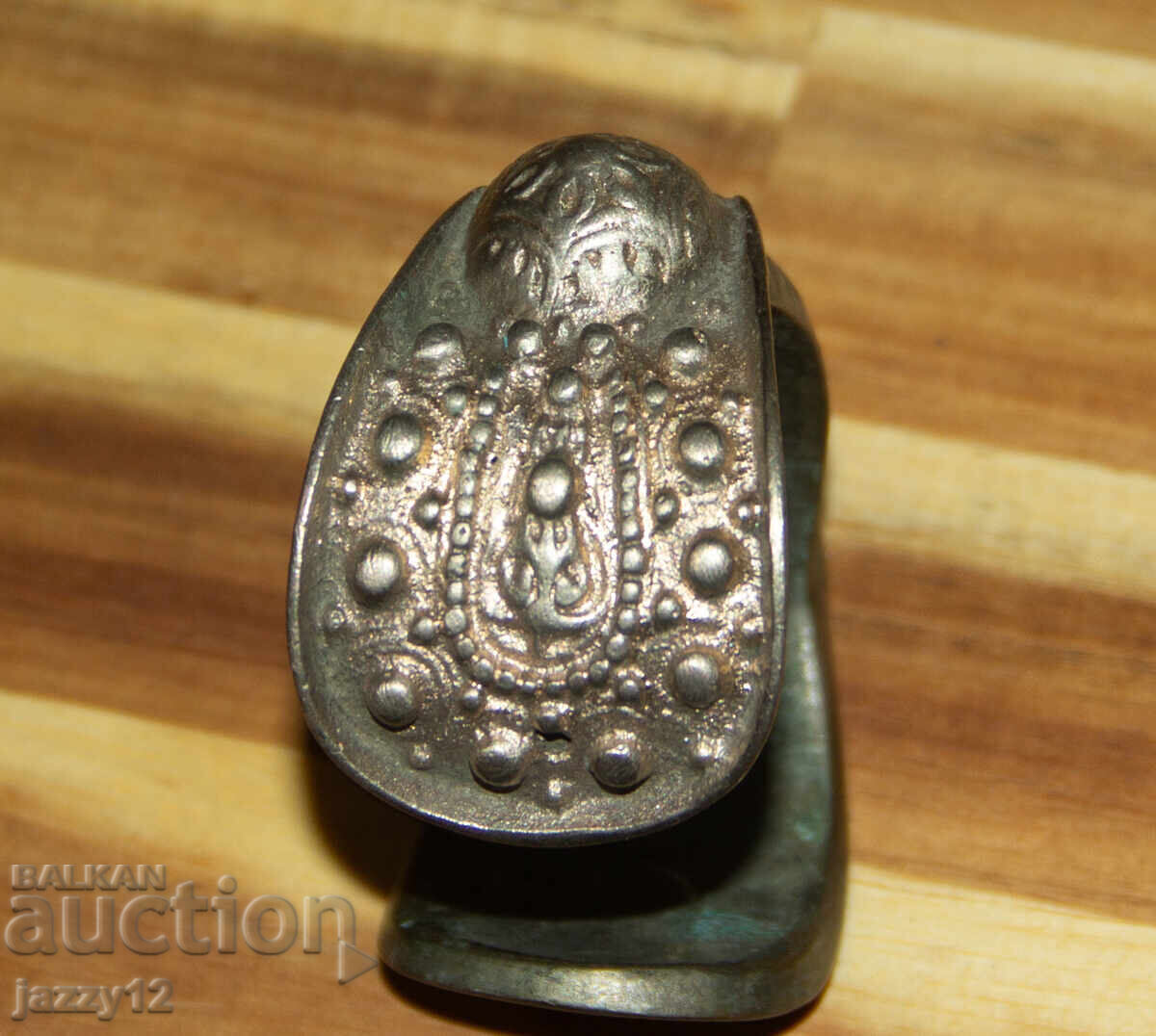 Παλιό ασημένιο βραχιόλι σφενδόνα - 5