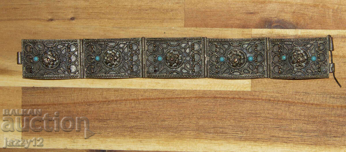 Παλιό ασημί φιλιγκράν βραχιόλι με τιμή 280.00 BGN | € 143.16